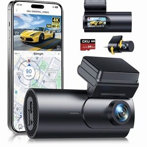 NWT GKU Dash Cam Front and Rear 4K Camera
